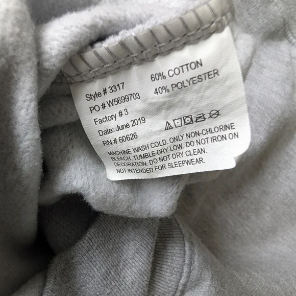 Cheerily Kids Grey Crewneck Dim Sum Dumpling Sweatshirt Playful Graphic Sz 4T - Picture 8 of 8